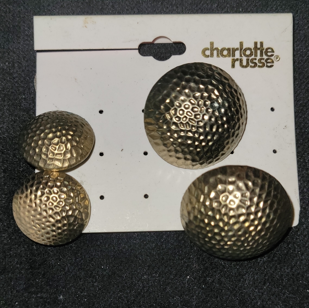 Gold Circle Studs